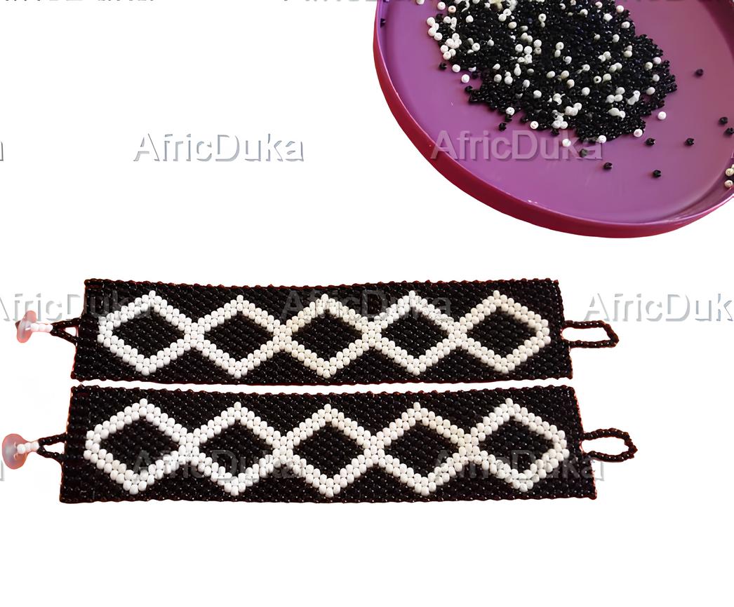 African Beaded Hand Pieces